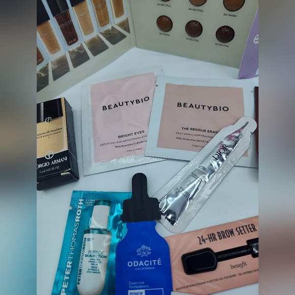 Luxury Beauty Skincare & Makeup Sample Bundle Dior Tatcha Dr Dennis Gross Armani - Picture 4 of 9